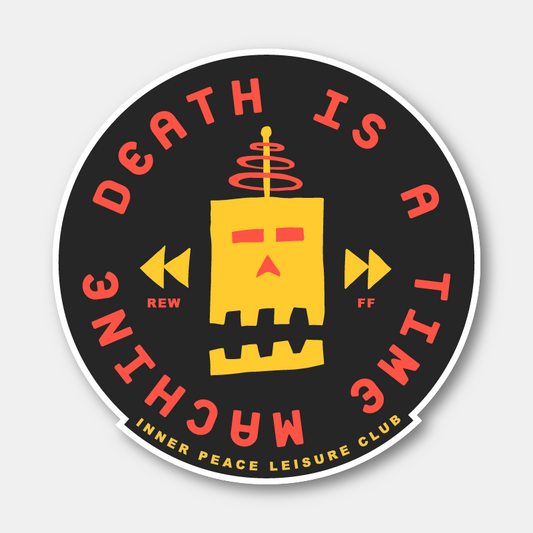 Time Machine Sticker Labels Stickers – For Sale By Jason
